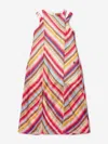Missoni Panelled Zigzag-pattern Dress In Multicoloured