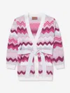 MISSONI GIRLS ZIGZAG CARDIGAN