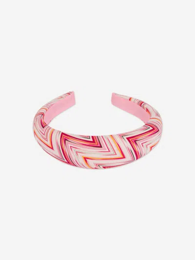 Missoni Kids'  Girls Zigzag Headband In Multi