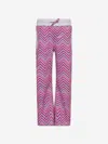 Missoni Girls Zigzag Joggers In Pink