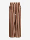 Missoni Girls Zigzag Knitted Trousers In Multi
