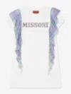 Missoni Crystal-embellished Logo Dress In White