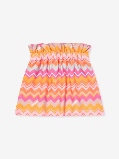 Missoni Kids'  Girls Zigzag Skirt In Multicoloured