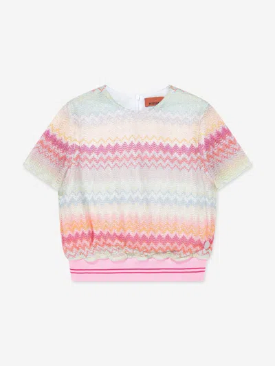 MISSONI MISSONI GIRLS ZIGZAG TOP