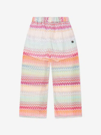 MISSONI MISSONI GIRLS ZIGZAG TROUSERS