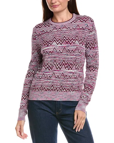 Missoni Girocollo Sweater In Purple