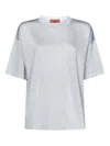 Missoni Oversized Crew Neck T-shirt In Gray