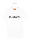Missoni Glitter-logo T-shirt In White