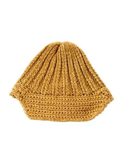 Pre-owned Missoni Gold Brim Beanie