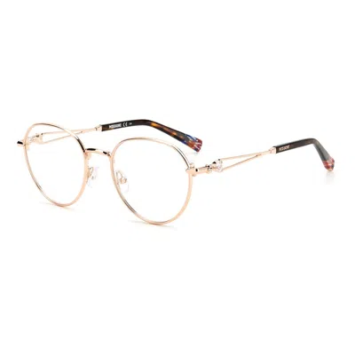 Missoni Gold Metal Frames In Brown