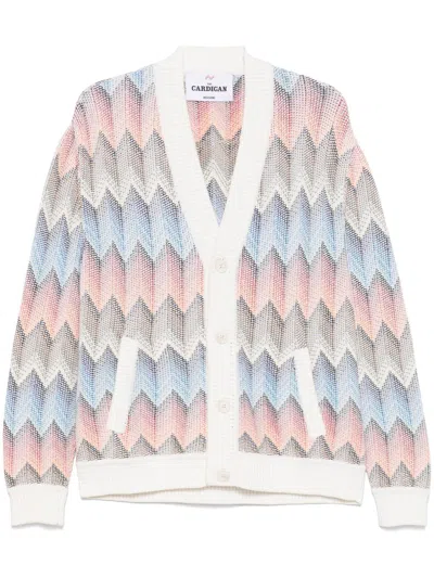 MISSONI GRADIENT CHEVRON CARDIGAN