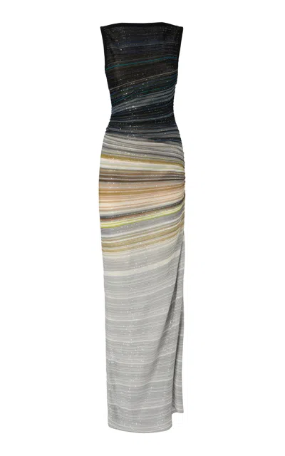 Missoni Gradient Detailed Maxi Dress In Multi