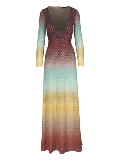 MISSONI GRADIENT-EFFECT MAXI DRESS