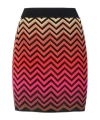 Missoni High-waisted Cotton Blend Mini Skirt With Embroidery In Multi-color