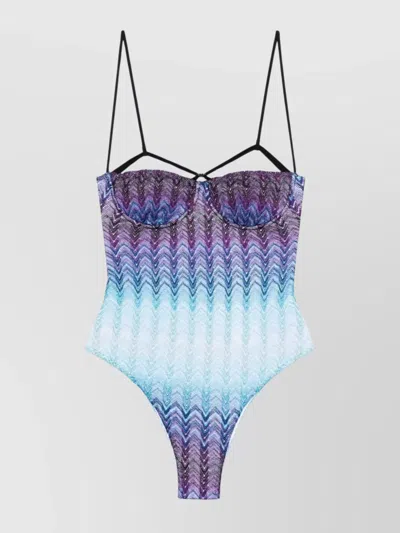 Missoni Gradient Zigzag Handcrafted One Piece