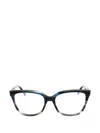 Missoni Gradient-effect Rectangle-frame Glasses In Black