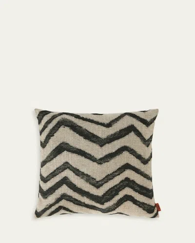 Missoni Graffiti Cushion, 16" Square In Black