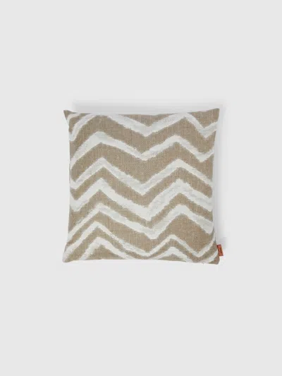 Missoni Graffiti Indoor Cushion 40x40 Cm With Chevron Pattern In Multi