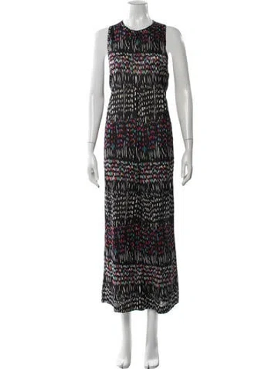 Pre-owned Missoni Graphic Print Scoop Neck Jumpsuit In Black