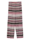 Missoni Zigzag-print Side Slit Trousers