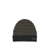 Missoni Striped Wool Beanie In Gray