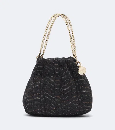 Missoni Greek Key Chevron Pouch In Black
