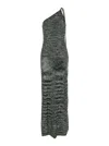 Missoni Slub-knit Maxi Dress In Green
