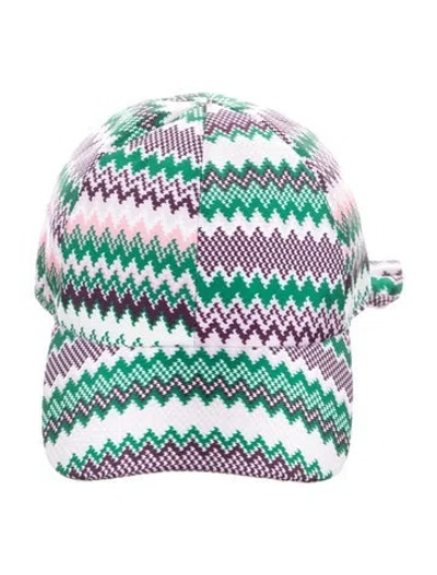 Pre-owned Missoni Green Patterned Cap