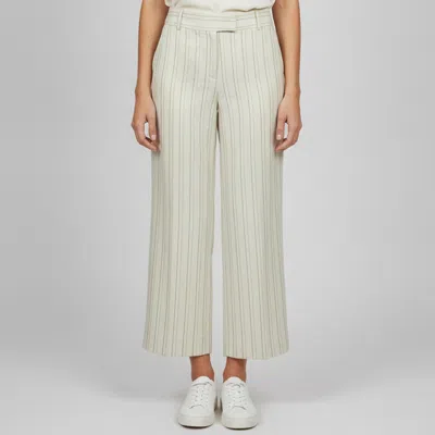 Pre-owned Missoni Green Stripe Lurex Knit Regular Fit Trouser L