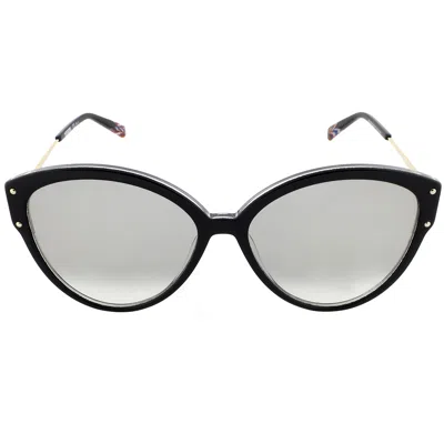 Missoni Grey Gradient Cat Eye Ladies Sunglasses Mis 0004/s 0807/9o 59 In Black