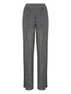 Missoni Grey Straight-leg Trouser In Gray