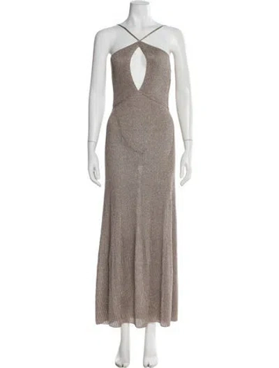 Pre-owned Missoni Halterneck Long Dress