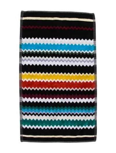 Pre-owned Missoni Hand Towel In Blue