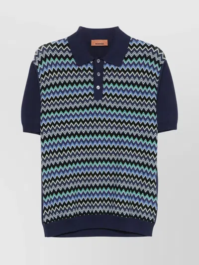 MISSONI HANDCRAFTED POLO À MANCHES COURTES