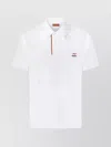 Missoni Polo Shirt With Embroidered Logo In White