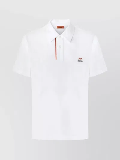 MISSONI HANDCRAFTED SHORT SLEEVE POLO SHIRT