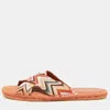 Missoni Woman Espadrilles Salmon Pink Size 6 Textile Fibers In Multi