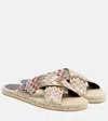 Missoni Criss-cross Patterned Espadrilles In Multi