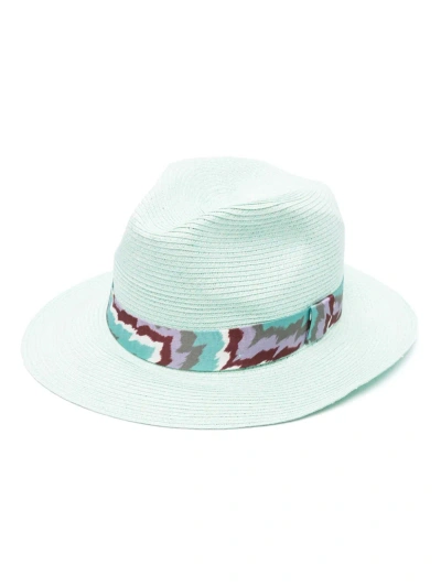 Missoni Hat With Logo In Blue