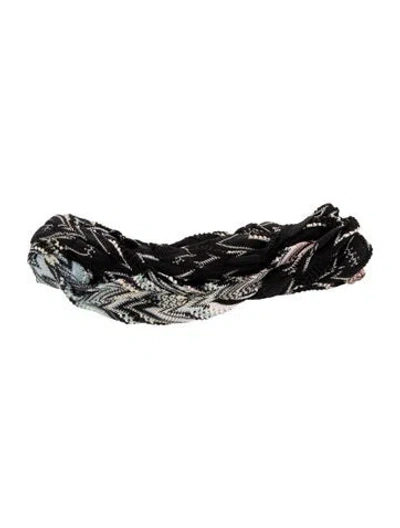 Pre-owned Missoni Headband In Black
