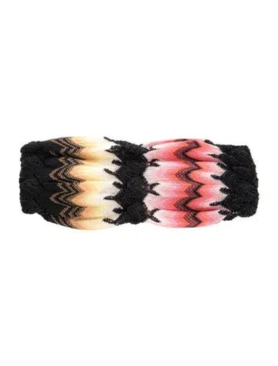 Pre-owned Missoni Headband In Black