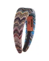 Missoni Headband In Brown
