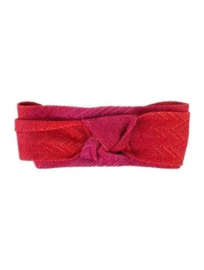 Pre-owned Missoni Headband In Multi