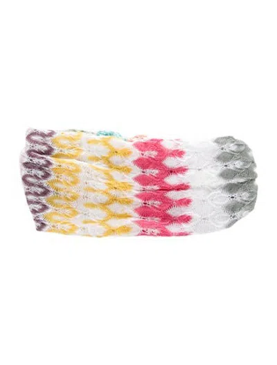 Pre-owned Missoni Headband In Neutrals