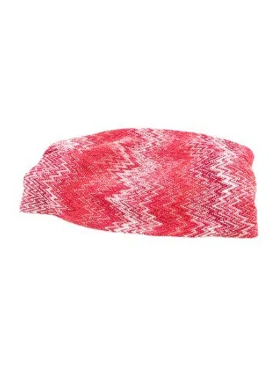 Pre-owned Missoni Headband In Red