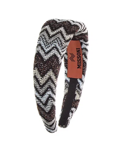 Missoni Headband In Brown