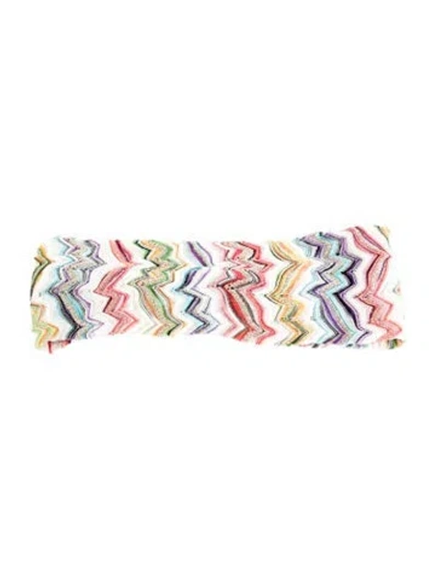 Pre-owned Missoni Headband In White