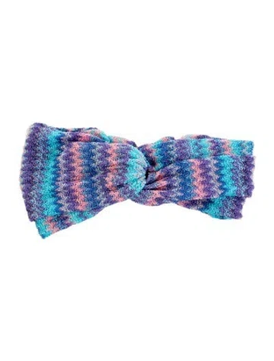 Pre-owned Missoni Headband W/tags In Purple