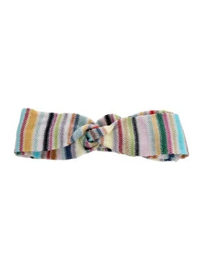 Pre-owned Missoni Headband In Yellow