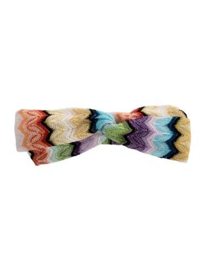 Pre-owned Missoni Headband In Yellow